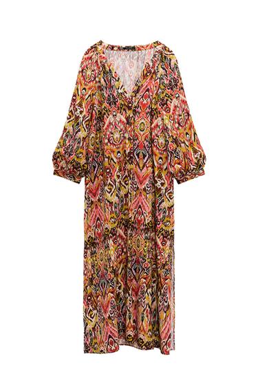 PRINTED TUNIC DRESS