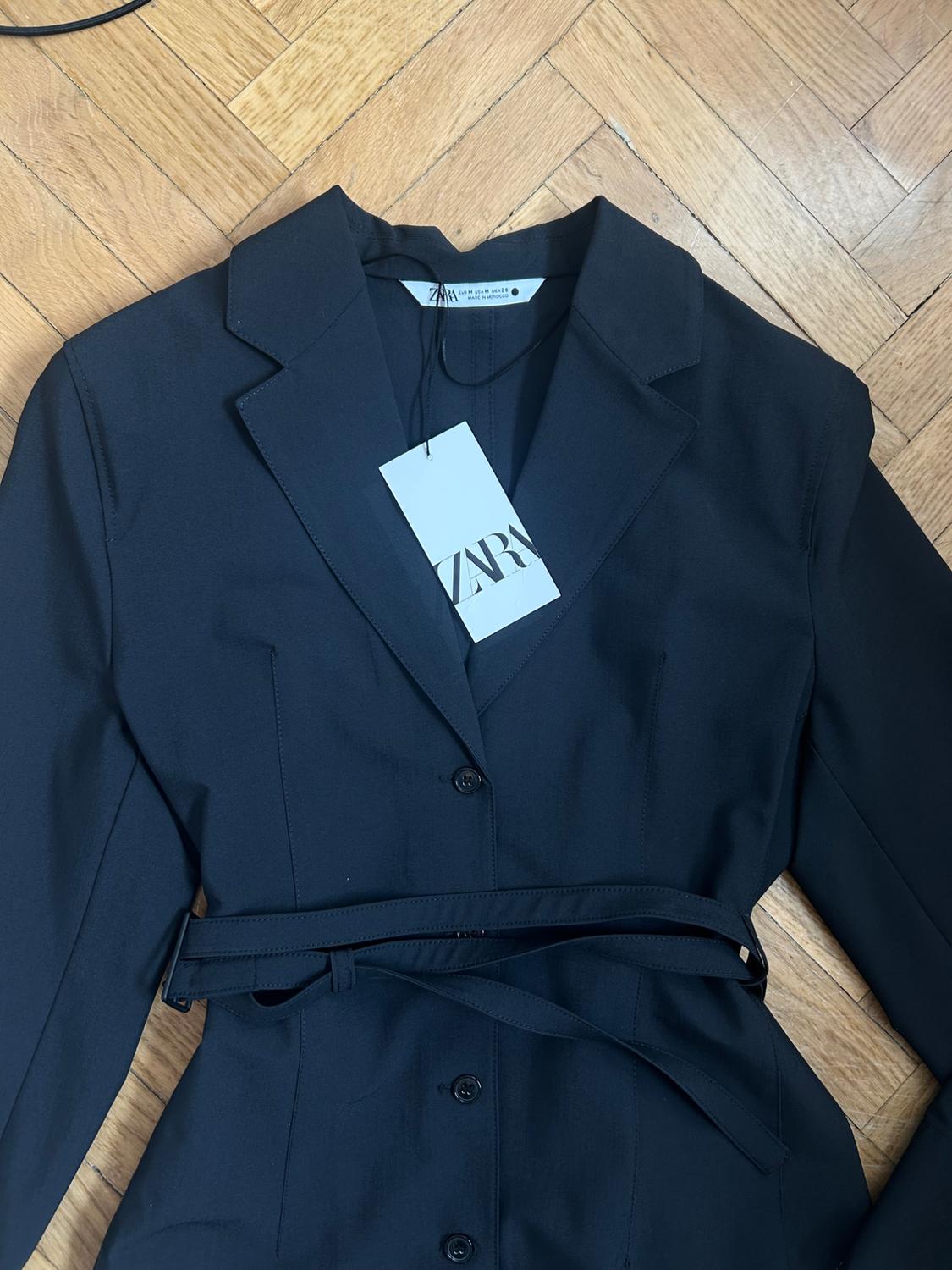 ZW COLLECTION SHIRT DRESS WITH BELT - Image 4