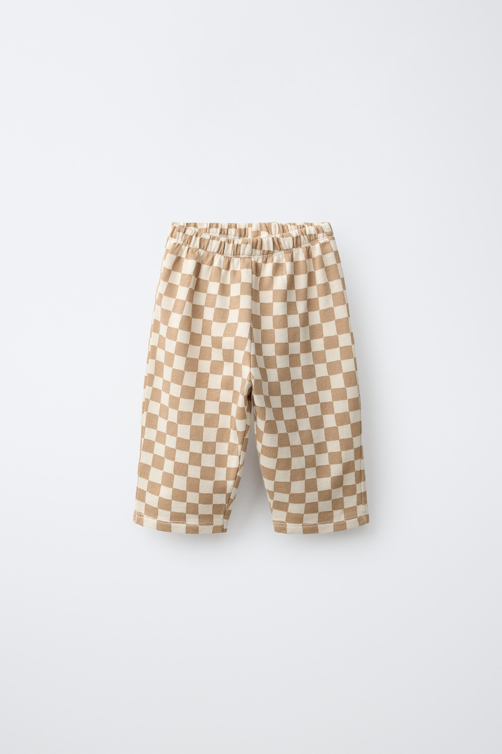 PANTALON BAGGY À DAMIER