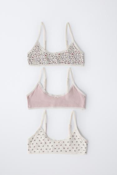 AGES 9-14/ 3-PACK OF DITSY FLORAL TOPS - Pink by Zara - Image 3