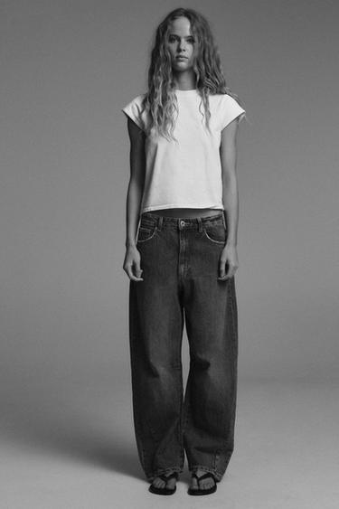 CAMISETA HEAVY COTTON - Blanco de Zara - Imagen 0