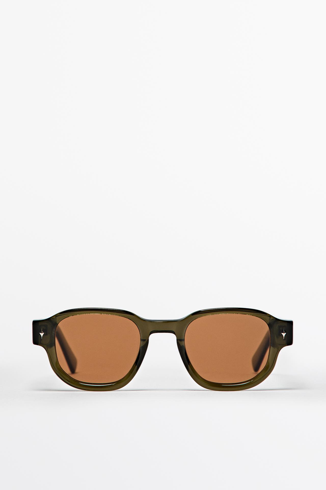 Geometric sunglasses — Khaki