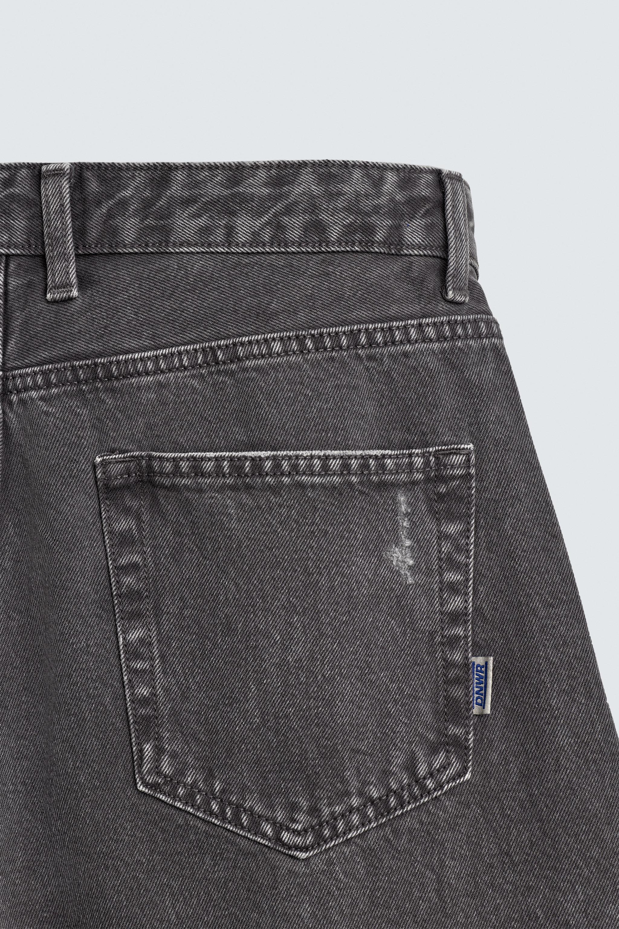 PANTALON BARREL FIT DÉLAVÉ