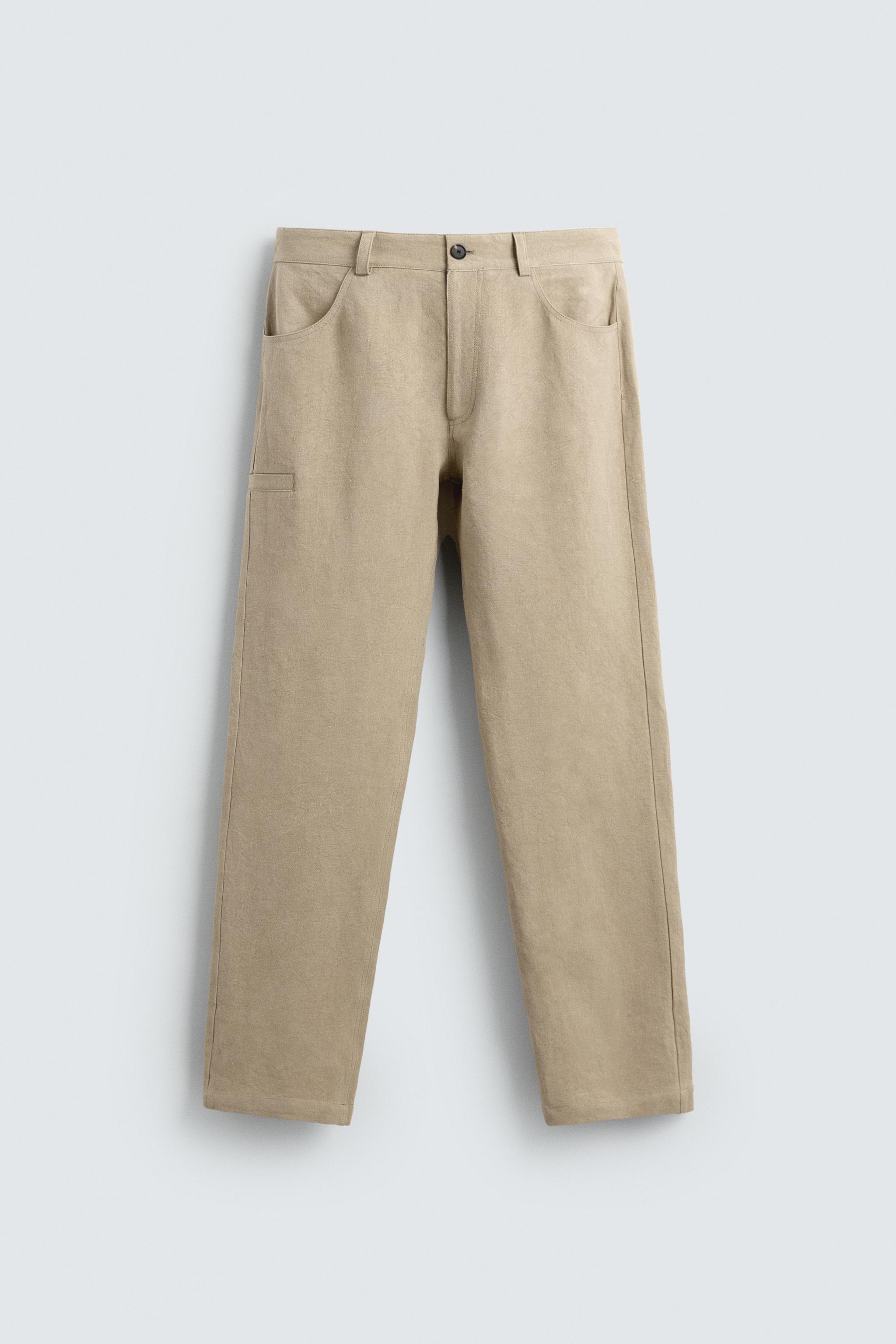 100% LINEN BALLOON FIT PANTS
