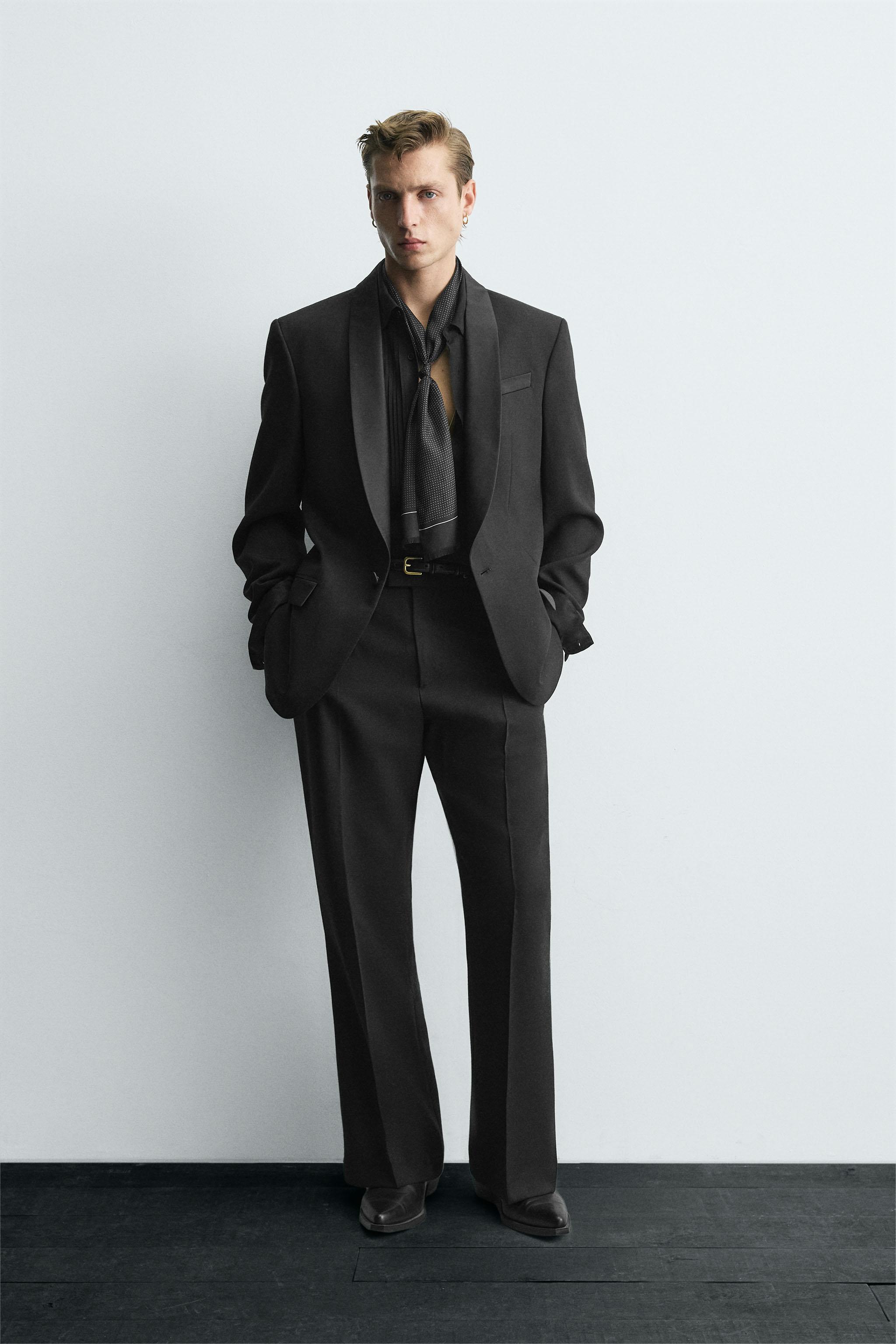 100% WOOL FLARE FIT SUIT PANTS LIMITED EDITION