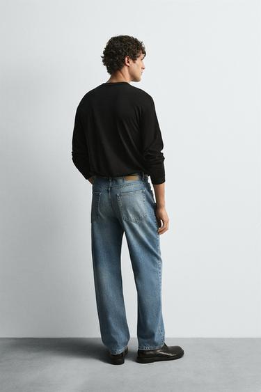 STRAIGHT ANKLE FIT JEANS - Mid-blue by Zara - Image 2