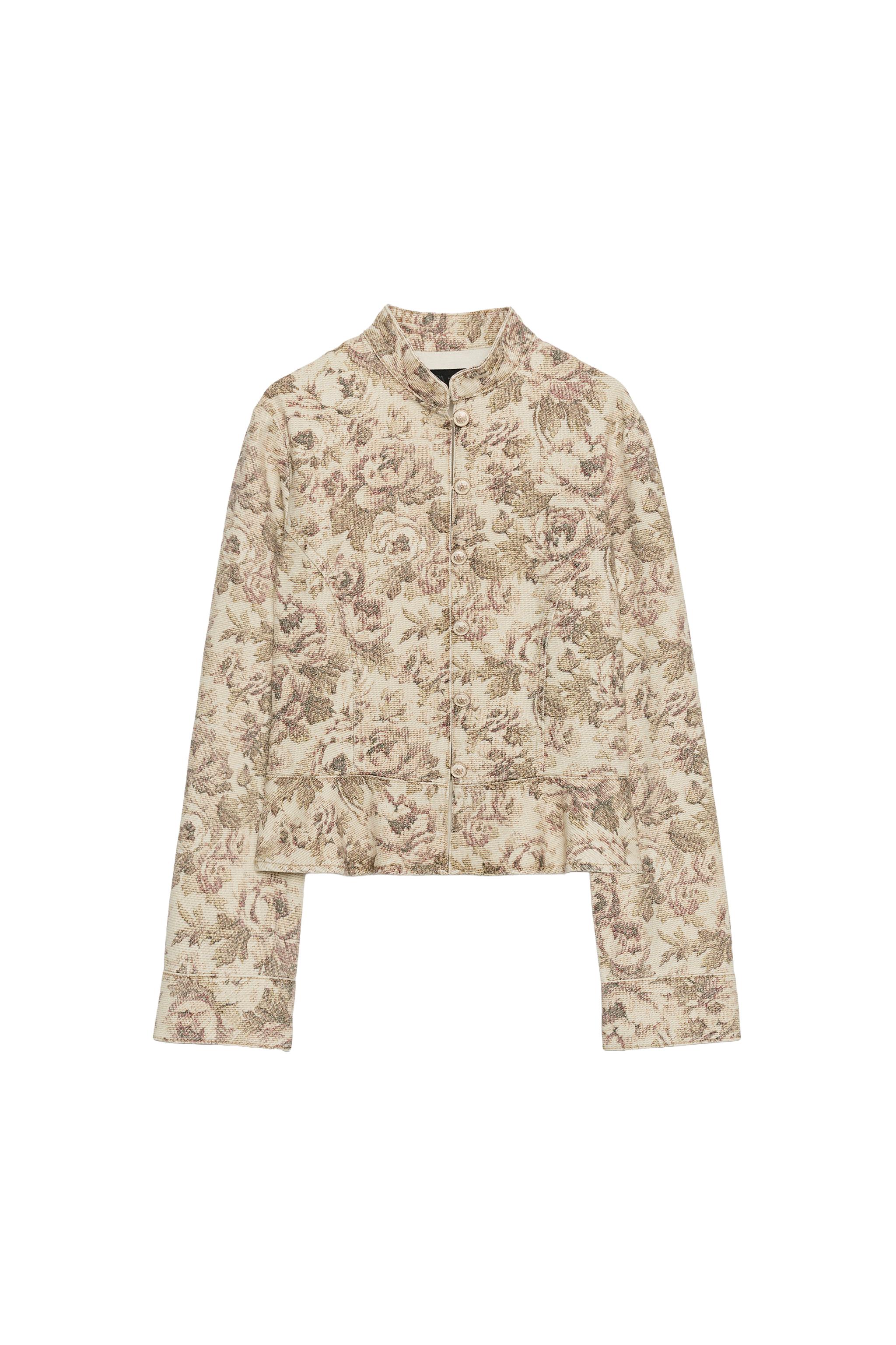 CHAQUETA Z1975 DENIM ESTAMPADO FLORAL