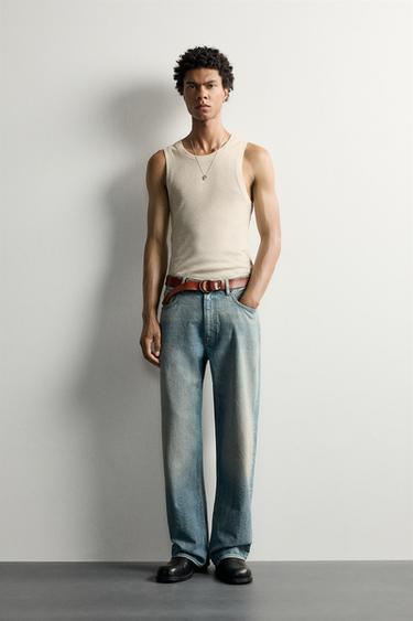 LOOSE FIT JEANS - Blue by Zara