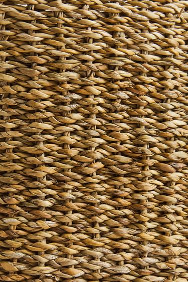 LARGE SEAGRASS BASKET WITH HANDLES - Brown by Zara - Image 4