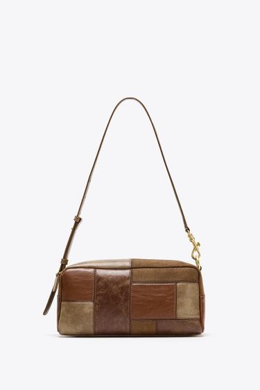 PATCHWORK SHOULDER BAG - Multicoloured by Zara
