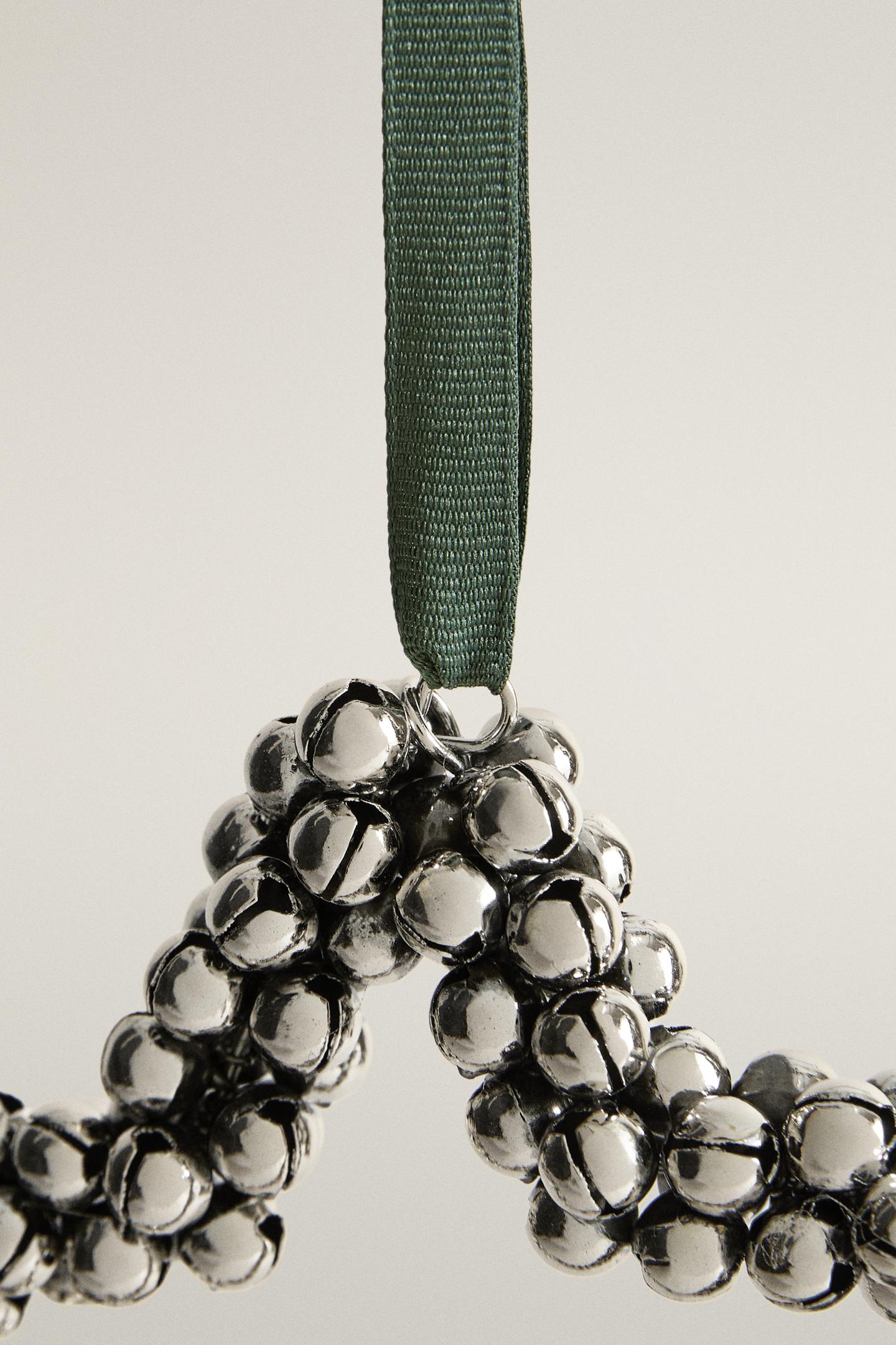 Ёлочные украшения Zara Sleigh Bells Star Christmas Decoration, цвет: Серебряный — фото 2