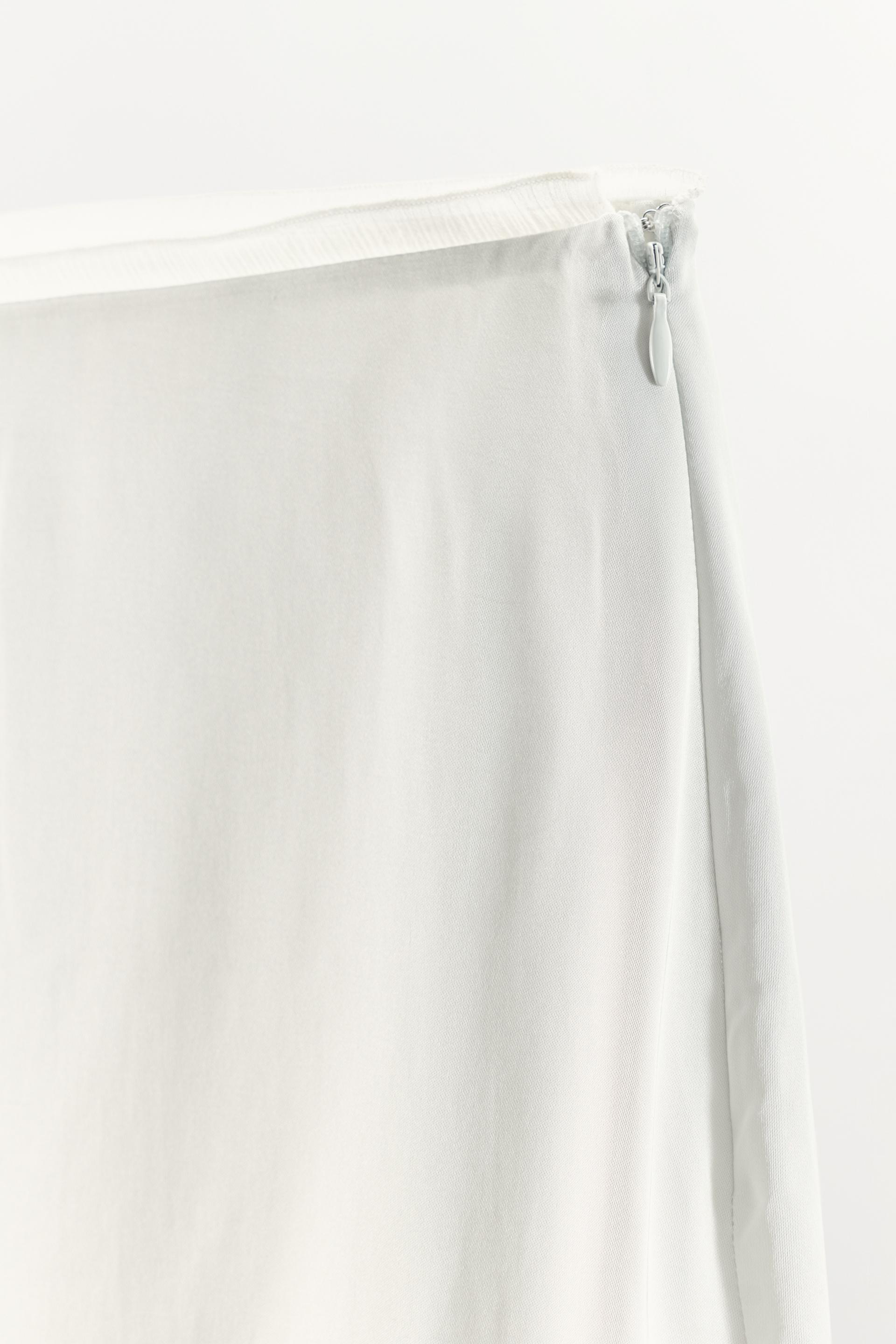 COMBINED SATIN MIDI SKIRT thumbnail 8