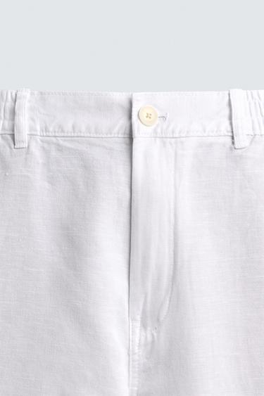 PANTALON FLUIDE STRAIGHT FIT - Blanc de Zara - Image 8