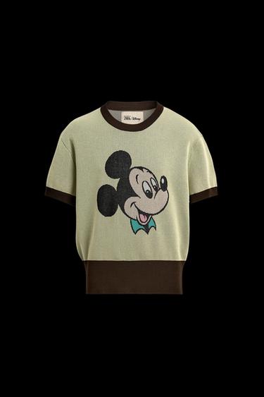 MICKEY MOUSE KNIT T-SHIRT HARRY LAMBERT FOR ZARA X DISNEY - Yellow by Zara