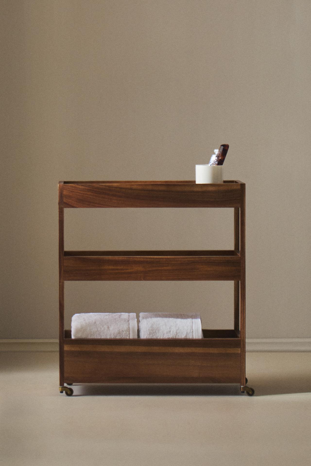 LONG STORAGE UNIT — Brown