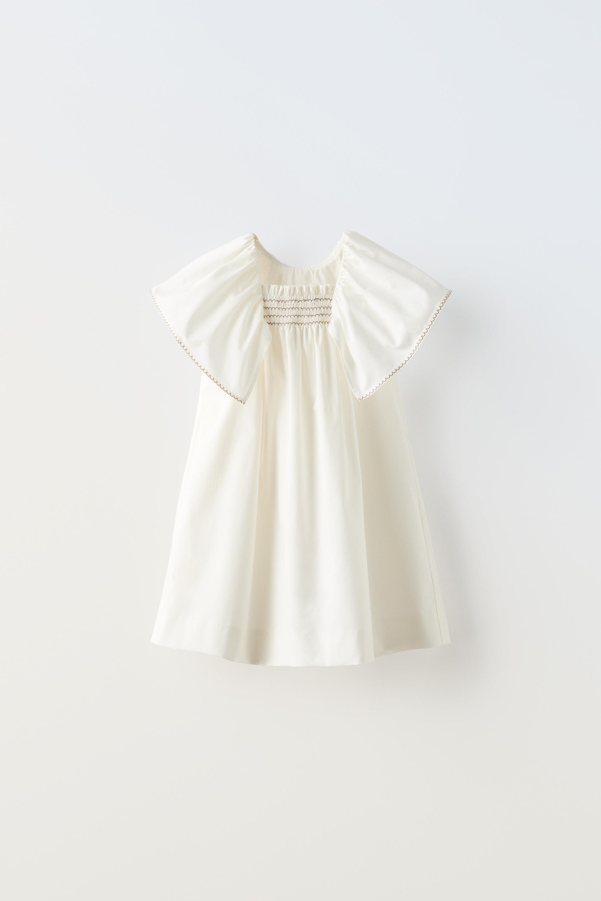 Zara offers kids girls RUFFLED RHINESTONE DRESS 9 YEARS