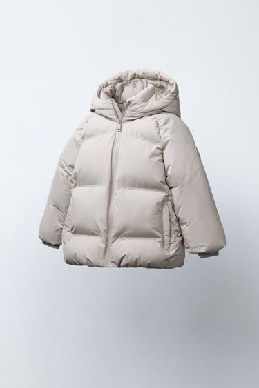 WATER-REPELLENT COAT WITH STICKER DETAIL - Ice by Zara - Image 1