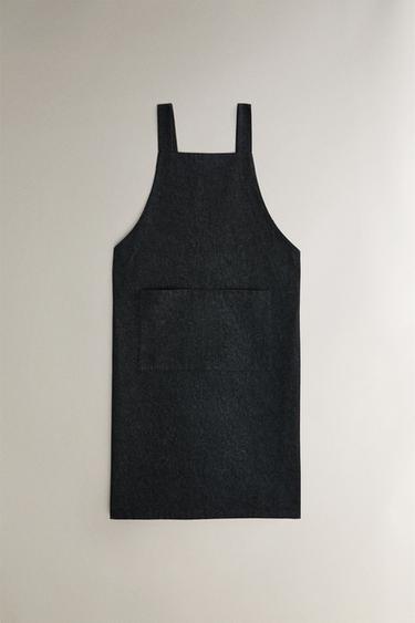 SCHÜRZE AUS DENIM - Blau von Zara