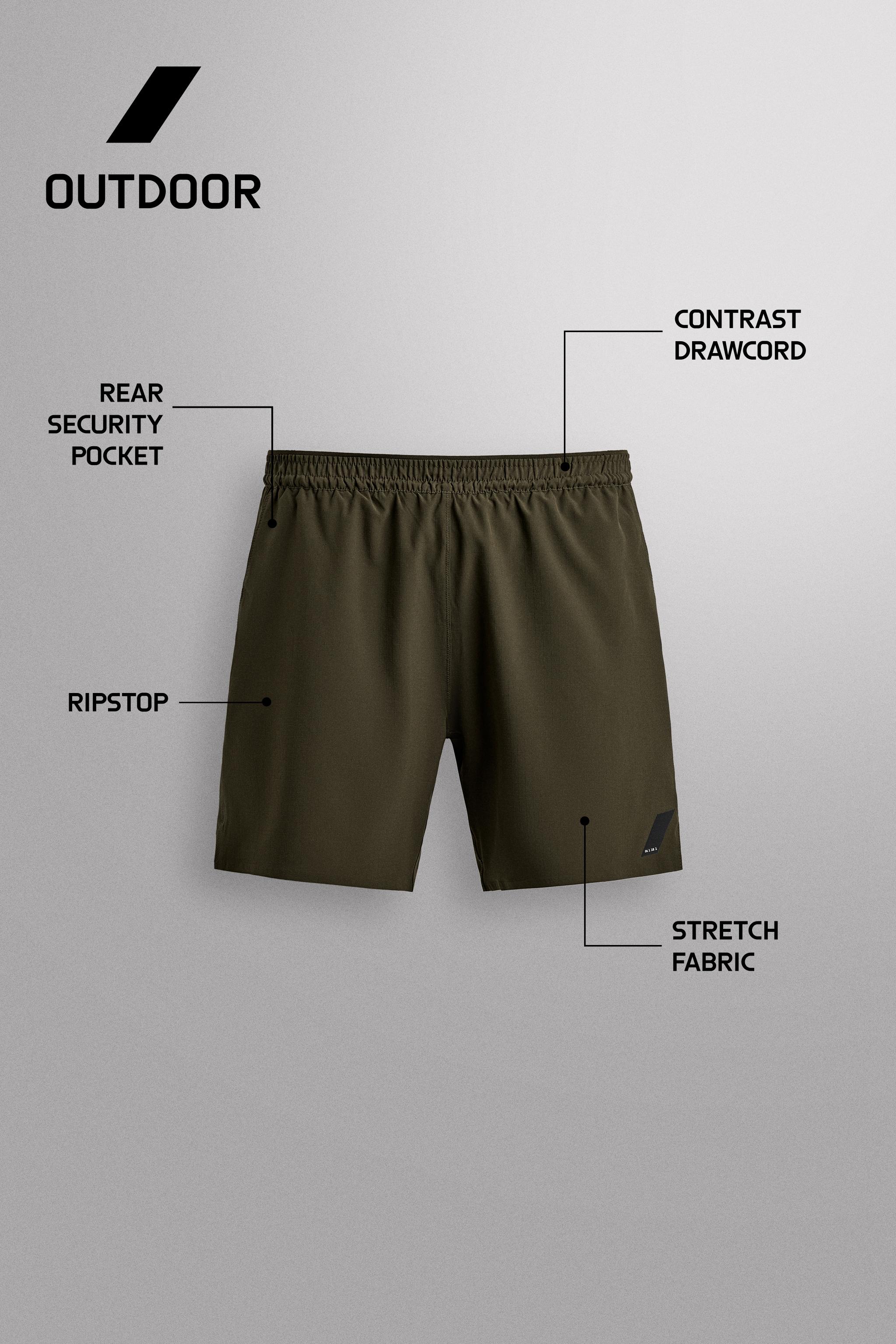 TECHNICAL SHORTS - Green | ZARA United States