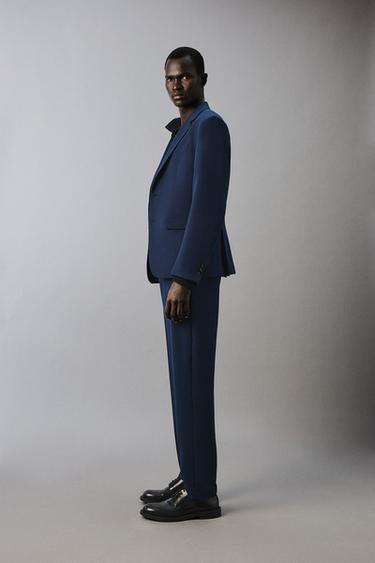 VESTE DE COSTUME CONFORT - Bleu encre de Zara - Image 3