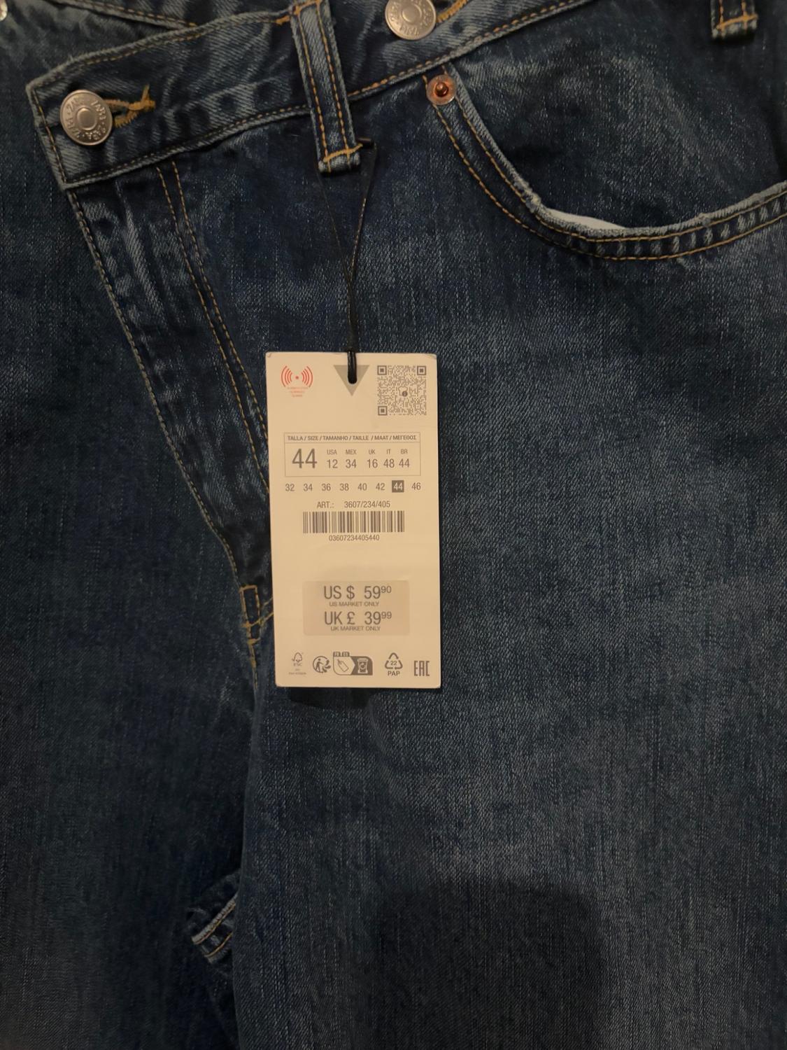 JEANS TRF BAGGY CINTURA CRUZADA TIRO MEDIO - Image 2