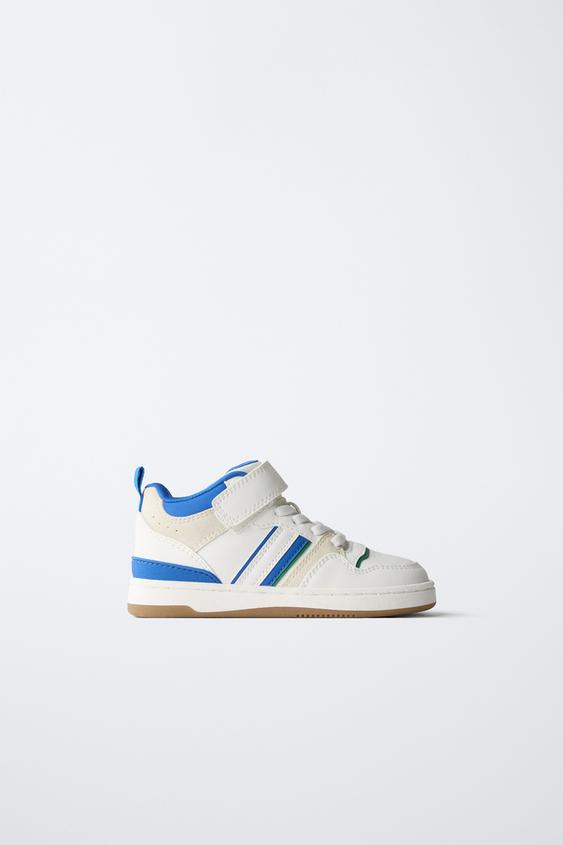 HIGH-TOP SNEAKERS - White by Zara - Image 0