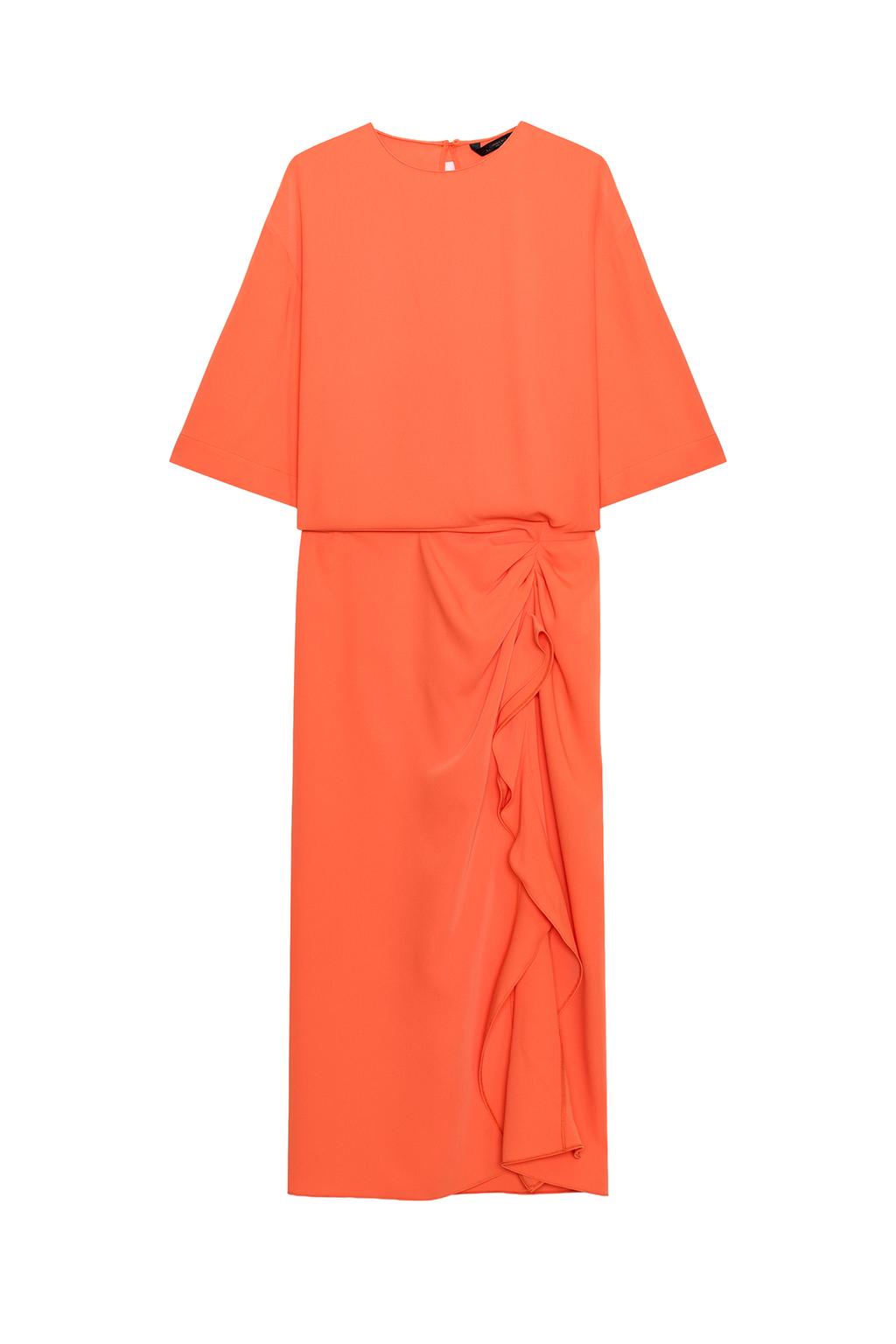 ZW COLLECTION DRAPED MIDI DRESS - image 3