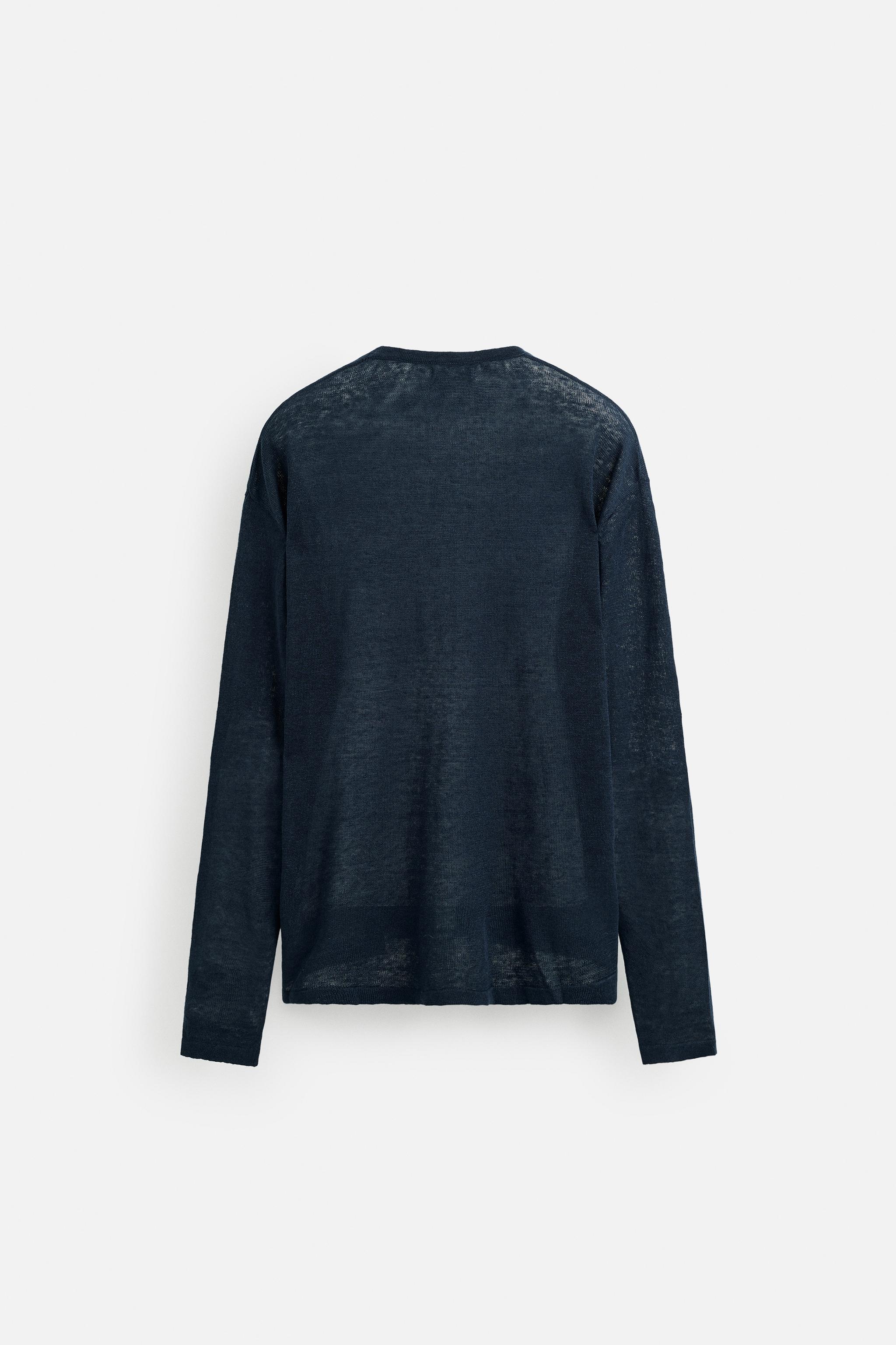 ★ZARA★ 100% LINEN SWEATER 100% LINEN SWEATER - Ecru | ZARA South Africa