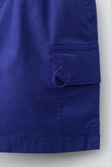 CARGO BERMUDA SHORTS - Ink blue by Zara - Image 3