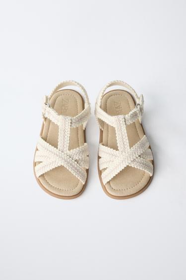 SANDALES CROCHET PIEDS NUS - Blanc écru de Zara - Image 7