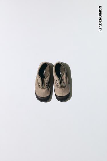 SNEAKER AUS CORD BENSIMON ® X ZARA - Beige von Zara