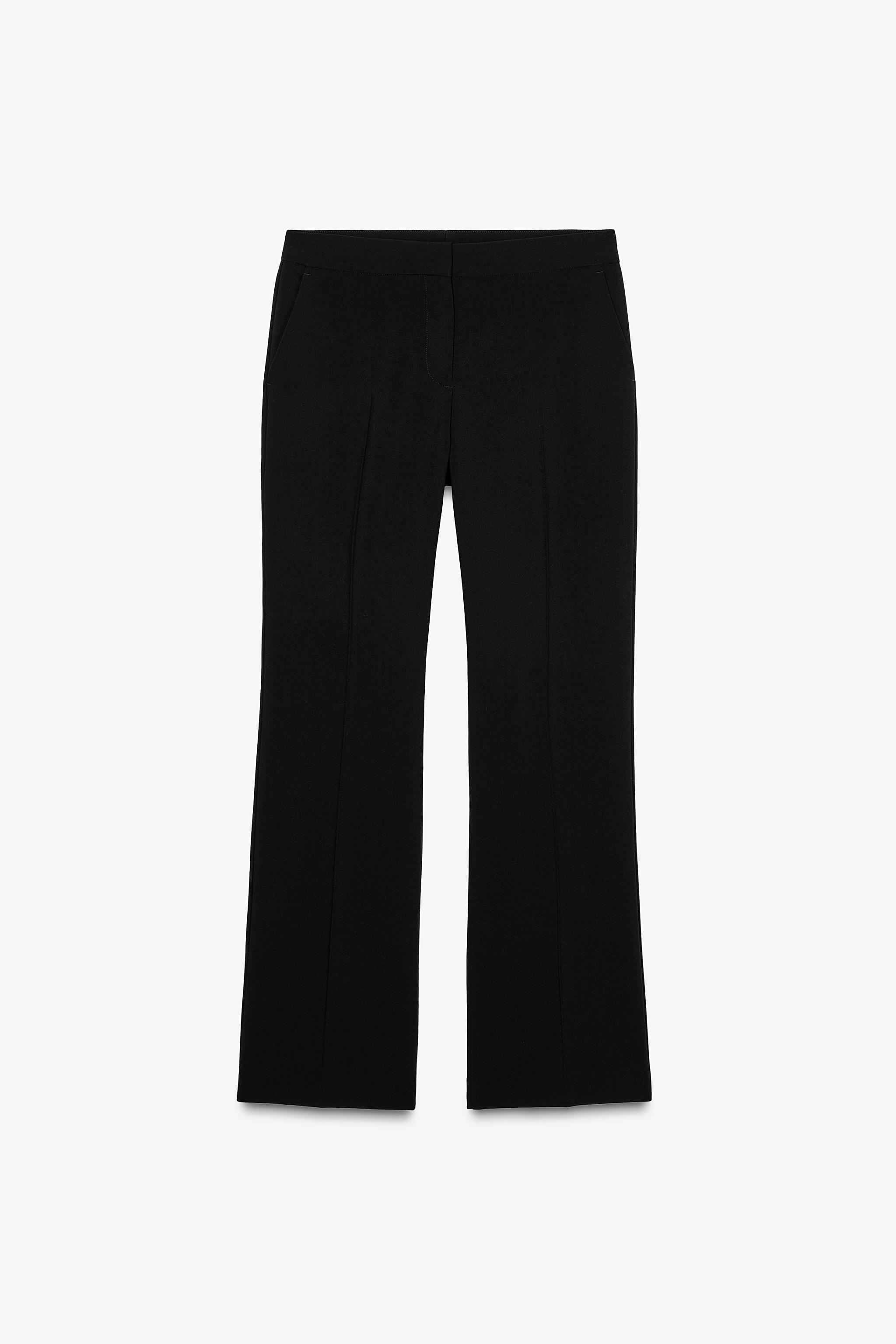 ハイウエストブーツカットパンツ - ブラック | ZARA Japan / 日本
