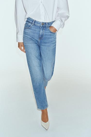 Z1975 HIGH-RISE MOM-FIT JEANS — Mid-blue 2