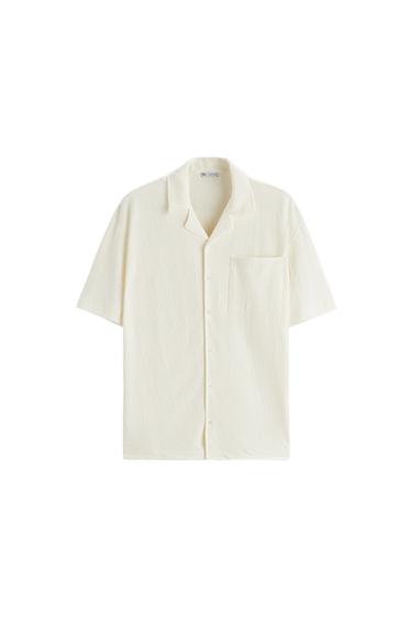 WRINKLED LOOK SHIRT