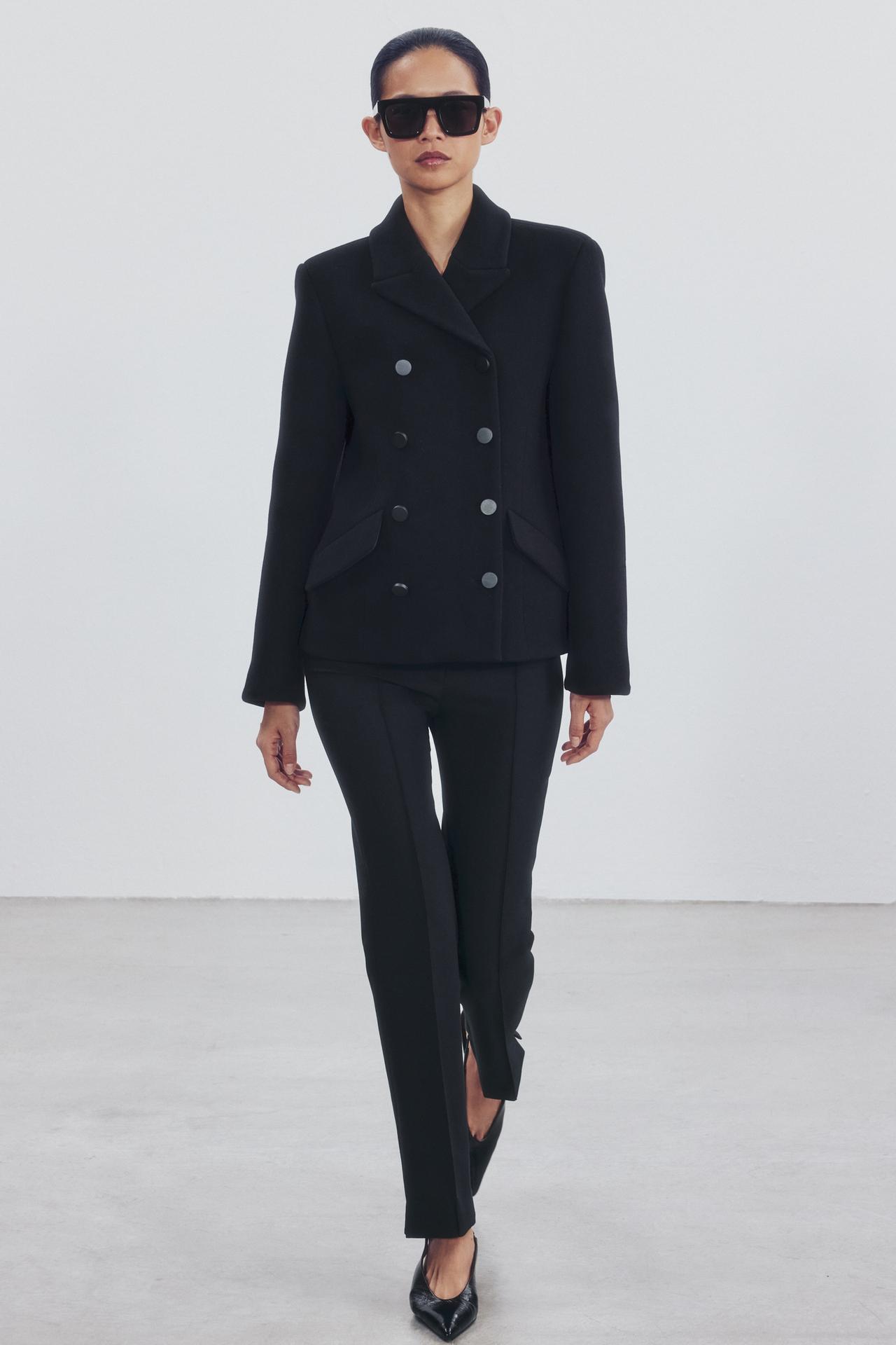 ZW COLLECTION SHORT WOOL BLEND COAT