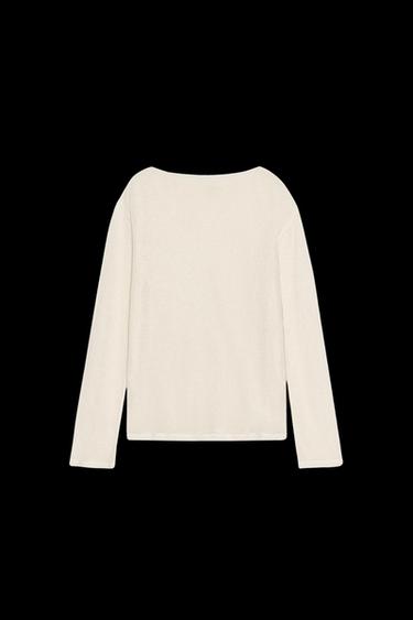 RUSTIKALER PULLOVER - Cremefarben von Zara