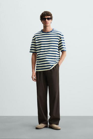 STRIPED T-SHIRT - Multicoloured by Zara - Image 0