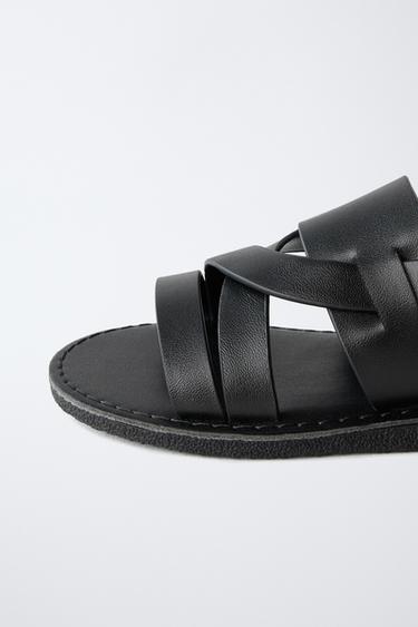 SANDALES À BRIDES - Noir de Zara - Image 5