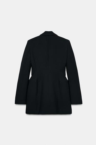 Zara FITTED BLAZER ZW COLLECTION LIMITED EDITION - Black
