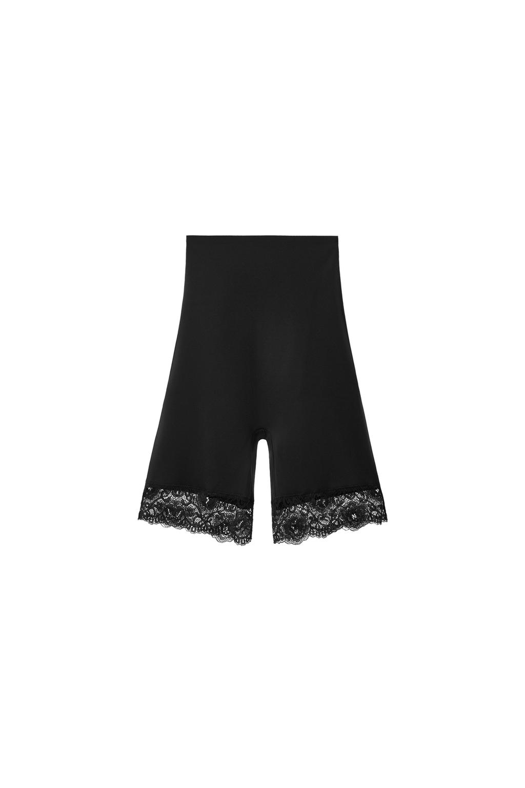 LACE POLYAMIDE BLEND SHORTS - image 3