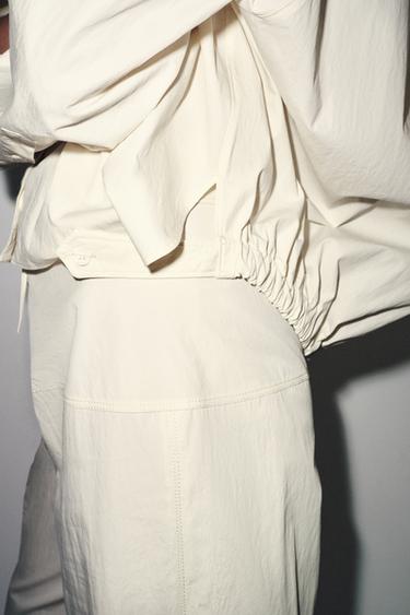 ZW COLLECTION POCKET SHIRT - Ecru by Zara - Image 3