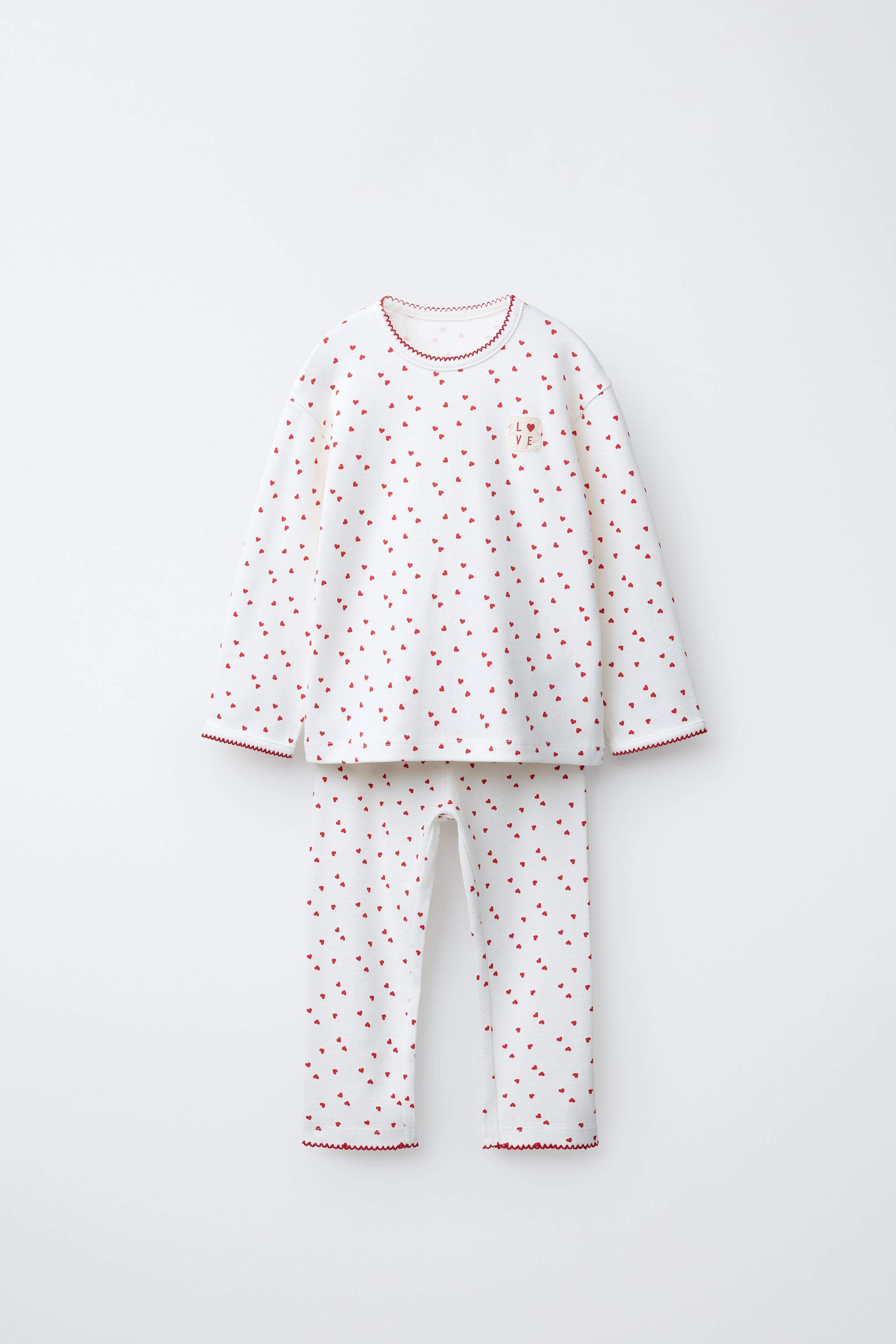1 1/2-6歳/ ハートパジャマ - エクリュ | ZARA Japan / 日本