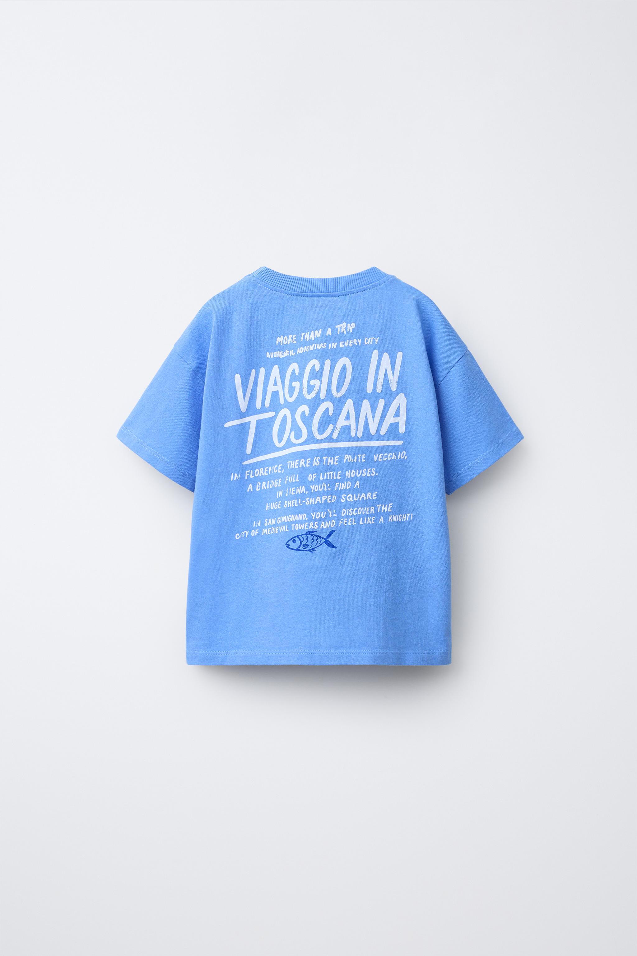 EMBROIDERED TEXT T-SHIRT