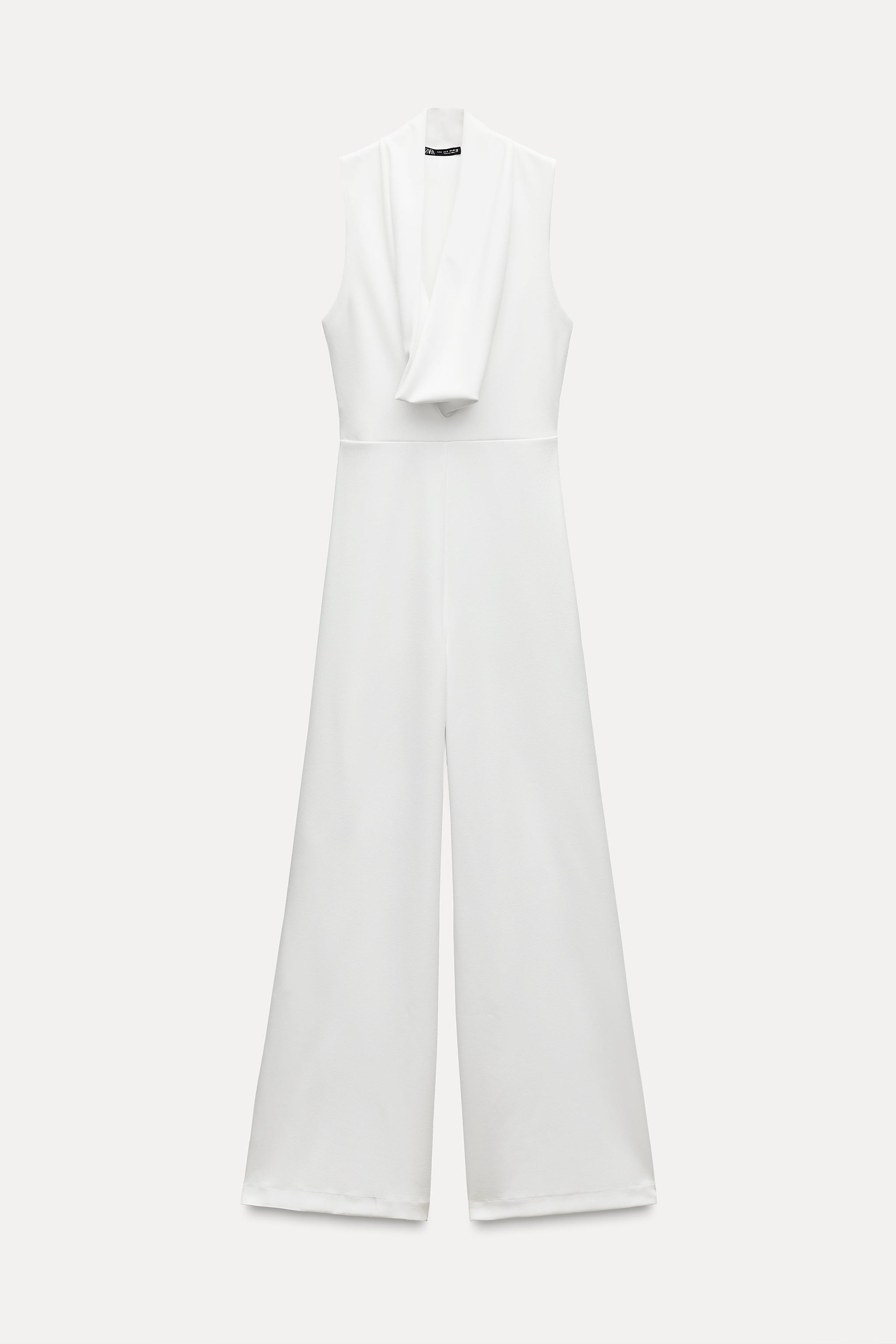 Flowy white jumpsuit online