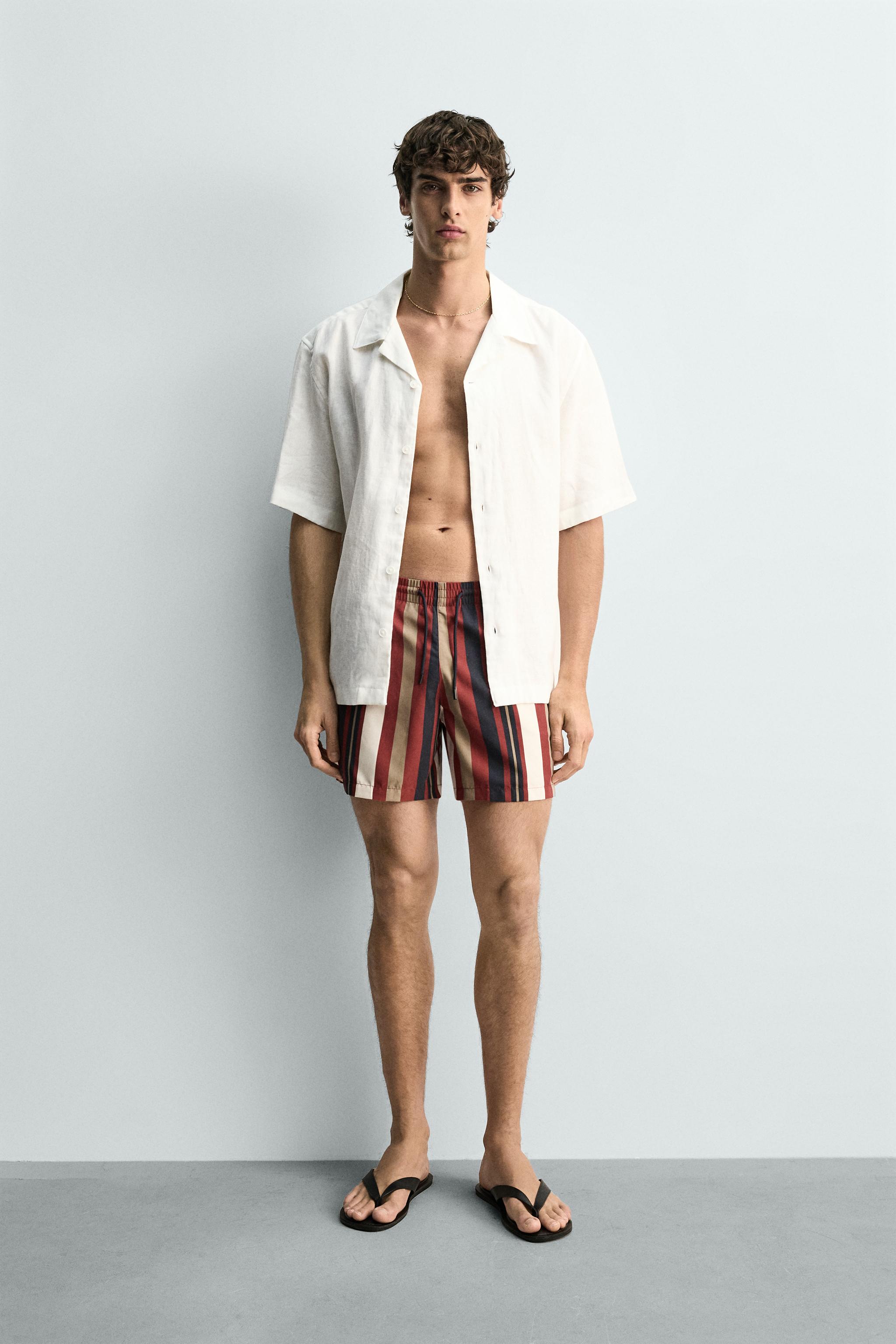 MID STRIPED SWIMSUIT