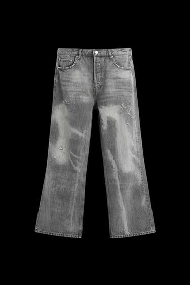 FLARED JEANS - Grey by Zara - Image 0