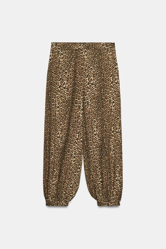 CALÇA BOMBBACHA COM ESTAMPA ANIMAL - Leopardo da Zara - Imagem 0