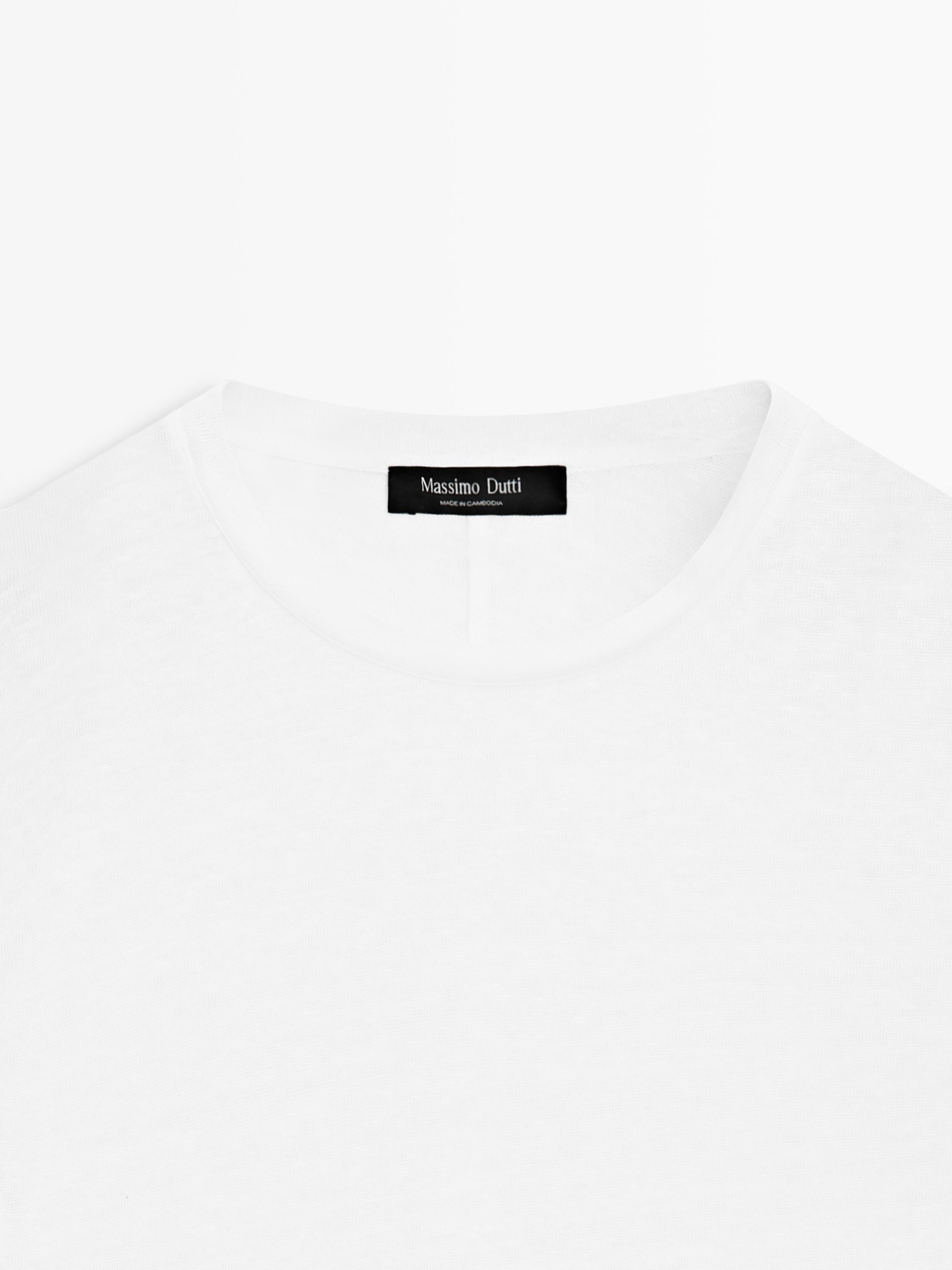 T-shirt manches courtes lin