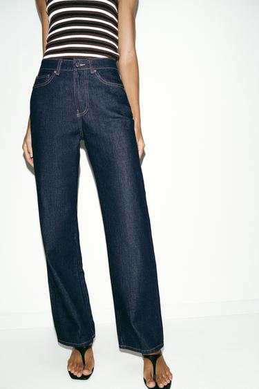 JEAN Z1975 DROIT TAILLE HAUTE LONGUEUR LONGUE - Bleu de Zara - Image 2