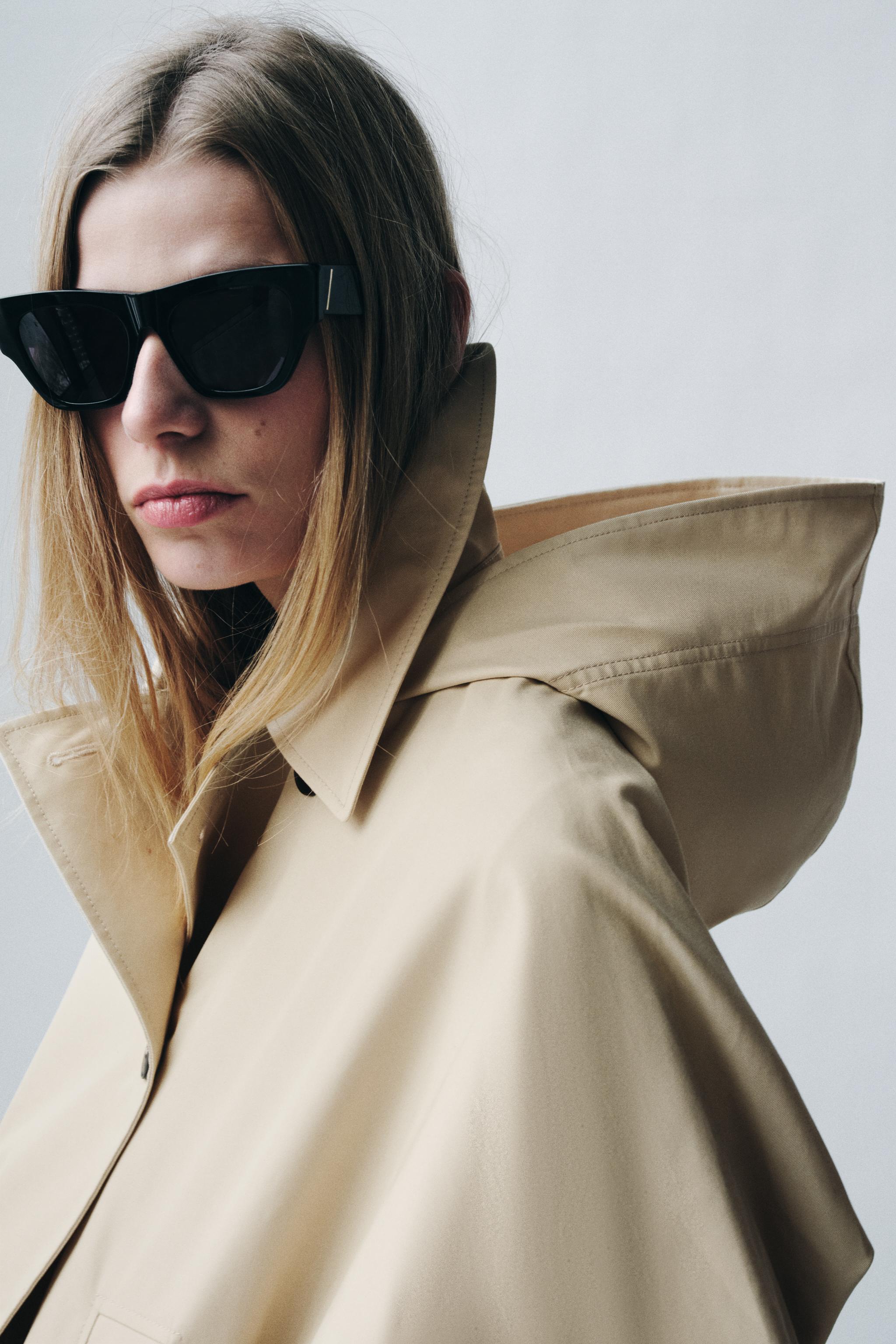 SHORT WATER REPELLENT TRENCH COAT ZW COLLECTION